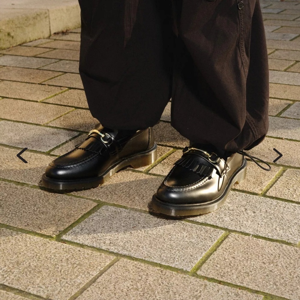 Dr Martens Adrian Snaffle Smooth Leather Kiltie Loafers - Picture 4 of 6